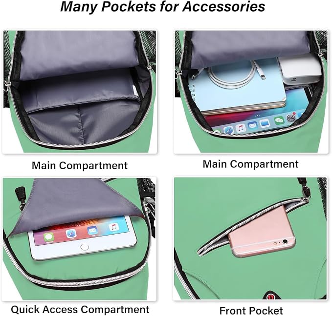 MOSISO Small Sling Bag for Men, Crossbody Shoulder Chest Daypack Bag | Sling Backpack for Casual Travel Hiking