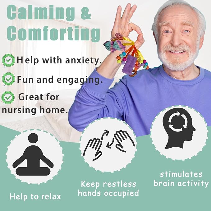 Sensory Aids for Alzheimer Patients Anxiety Relief Dementia Ring Dementia Fidget Rings