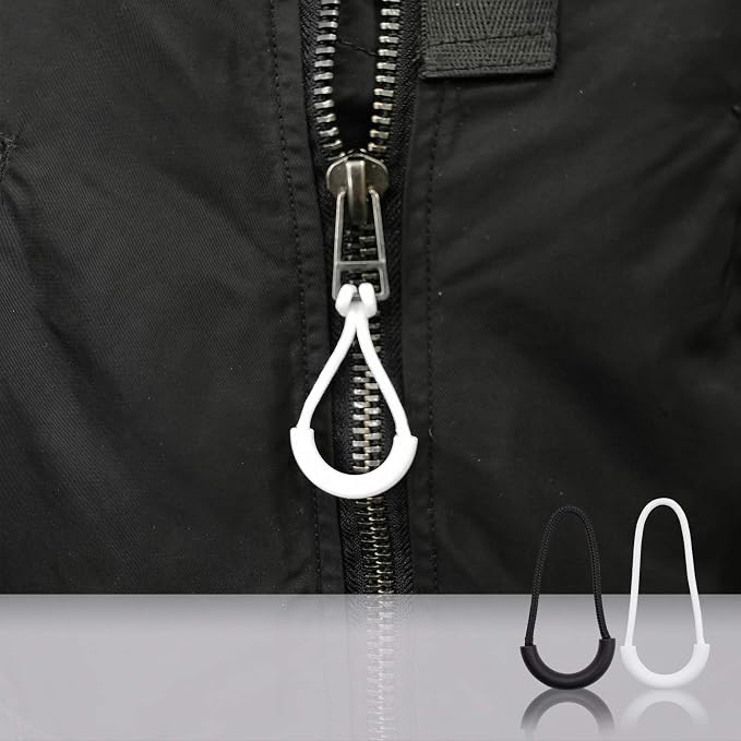 Daily Treasures Button Hook and Zipper Pull, Button Hook Dressing Aid with 8Pcs Zipper Pulls, Button Assist Device with Non-Slip Ribbed Handle for Seniors, Arthritis Sufferers-Shirt, Dress, Collar