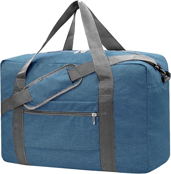 For Spirit Airlines Personal Item Bag 18x14x8 Foldable Carry on Bags for Airplanes Travel Duffel Bags for Women and Men