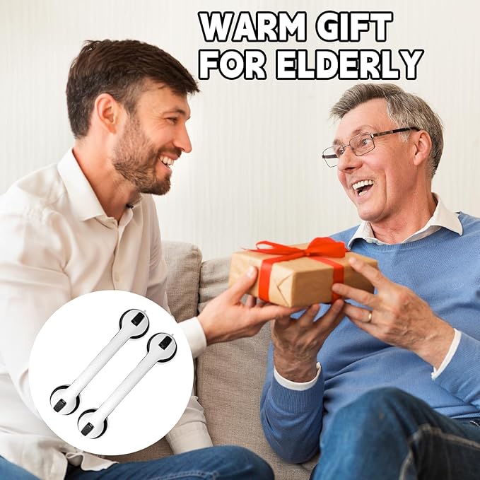 2-Pack Grab Bars for Bathtubs and Showers, 16 inch Shower Handle Suction Shower Bar, Safety Bars for Shower Chair, Bathroom Grab Bar for Senior，No Drilling Removable (Gray, 16 inch)