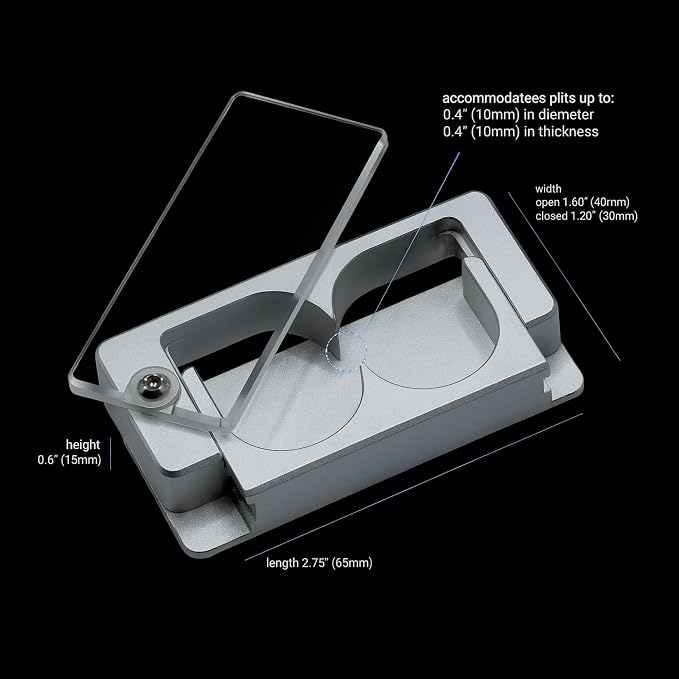 Double Blade Pill Splitter, Opposing Force Guides the Fracture Point for Cleaner Splits