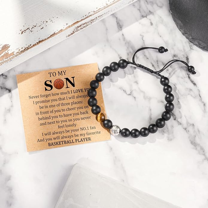 Baseball/Soccer/Basketball/Hockey/Golf/Football Bracelet Gifts for Boys Men