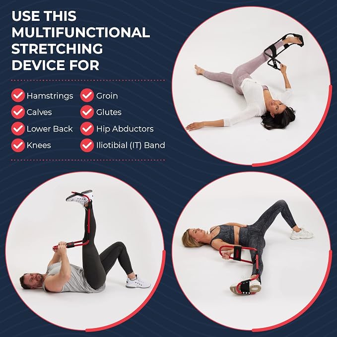 Leg Stretcher Hamstring Stretcher Hip Stretcher Patented | Calf Stretcher, Lower Back Stretcher, Patented Design, Supports Flexibility Training, Hamstring Recovery