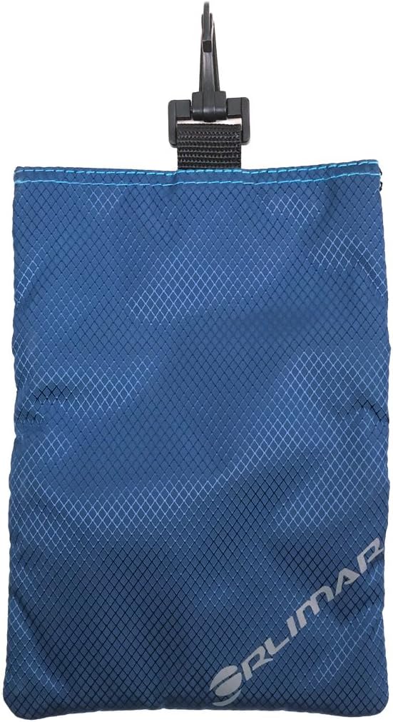 Orlimar Detachable Golf Accessory Pouch, 3 Zippered Pockets for Valuables and Golf Accessories, Clips to Your Golf Bag for Extra Storage and Easy Access.