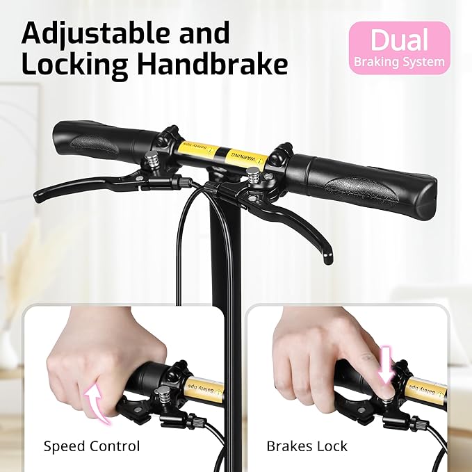 All Terrain Knee Scooter with Disc Brakes, Steerable Knee Walker for Adults for Foot Surgery, Broken Ankle- Foldable Rover Scooter for Broken Foot Injured Leg Crutch (Pink)