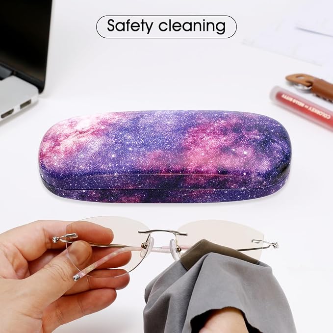 PERFECTSIGHT Hard Shell Eyeglasses Case, Kawaii Protective Glasses Case for Kids, Cute Eyeglass Case for Women Men Girls