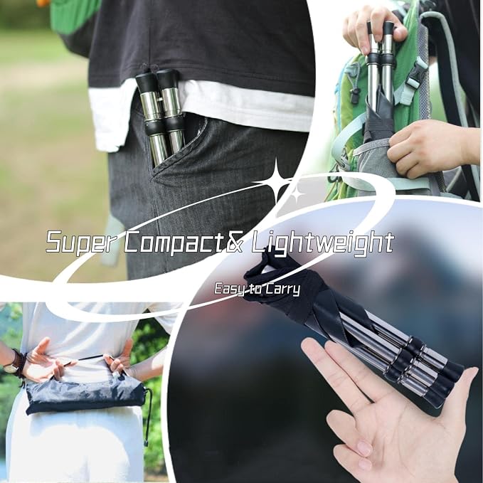 Portable Camping Stool with Side Pocket Camping Seat 12.5in Foldable Comfortable Widening Heightening for Travel Camping Fishing Hiking Gardening Picnic Beach BBQ Outdoor