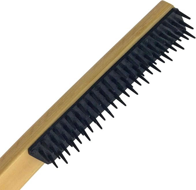 Bamboo Back Scratchers, Curved Aggressive Scratching Hand Tool for Adult Men, Designed Patented and Assembled in The USA