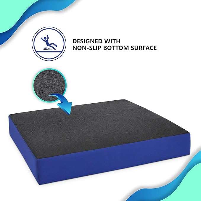 NYOrtho Gel Wheelchair Cushion - Cooling Gel Pad for Sitting - Non-Slip, Water-Resistant Seat Cushion Pressure Relief - Ideal Wheelchairs Office Chairs