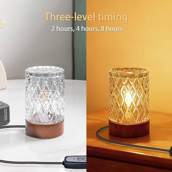 Mini Night Light with Adjustable Brightness,Ambient Lighting,Night Light with Timer, Dimmable Small Night Lamp for Nightstand/Bedroom，Warm Light lamp,Night Lights for Adults
