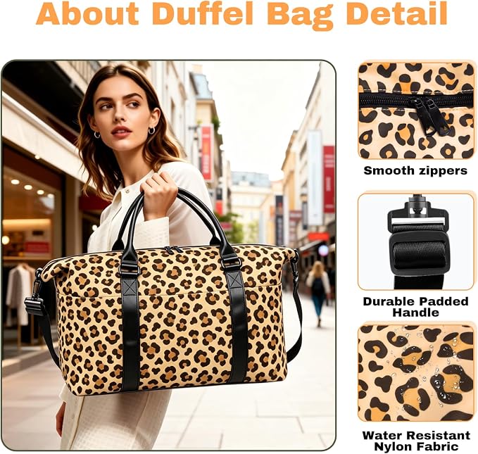 Weekender Duffel Bags for Women， Travel Totes Bag for Airplane Essentials, Overnight Bags for Women with Trolley Sleeve, Large Carry On Hospital Bag for Labor and Delivery, Sport, Gym