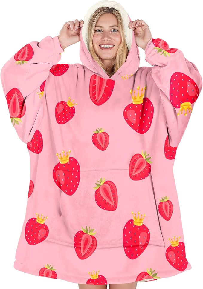 Wearable Blanket Hoodie For Mom Wife Best Ever Hoodie- Christmas Gift From Husband Daughter Anniversary Birthday