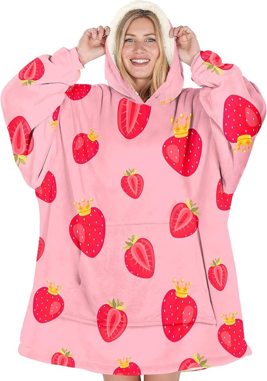 Wearable Blanket Hoodie For Mom Wife Best Ever Hoodie- Christmas Gift From Husband Daughter Anniversary Birthday