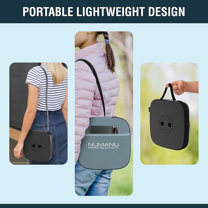 Collapsible Stool for Adults, 3-in-1 Cushion + Bag, 620 lbs, Square | Heavy-Duty Telescoping Stool 2.5-18in, 3-in-1 Square Cushion Bag + Drink Holder; Travel, Sports, Camping, Gardening