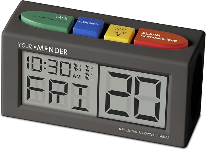 Your Minder Voice Record Talking Alarm Reminder Clock