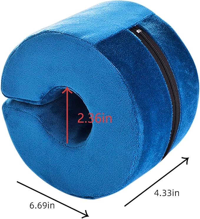 Adult Bed Sore Pads Wedge Foot Support Pillow Pressure Ulcer Ankle Protector Ring Foot Rest Pillows Bedridden Patient Elderly Heel Cushion Sleeping Elevated Foam Pad Leg Post Surgery Recovery Pillow