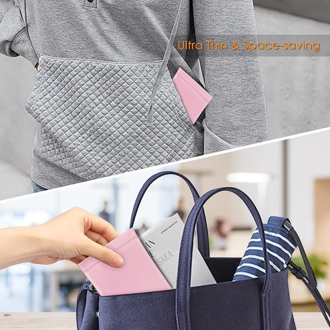 FINTIE Soft Eyeglasses Case with Cleaning Cloth, Portable Squeeze Top Vegan Leather Glasses Pouch, Sunglasses Eyewear Bag