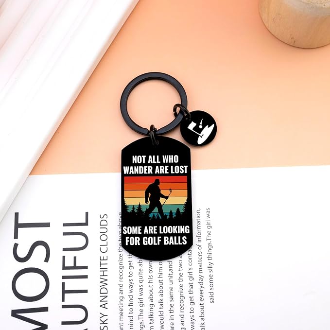 Golf Gifts for Men Funny Golf Keychain Gifts for Him Golfing Accessories