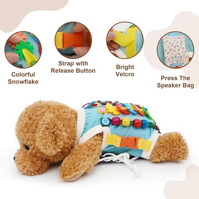 Dog Fidget Blanket, Dementia Products for Elderly, Best Gifts for Elderly Dementia Patients