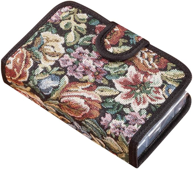 Easy Comforts 14 Day Pill Holder, Travel Case Medication Reminder Pill Box with Detachable Compartments, Tapestry