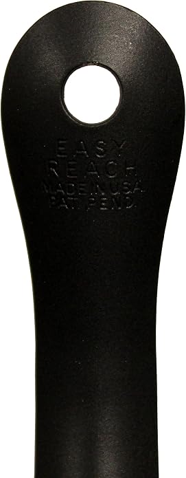 Metal Shoe Horn 16 in - Made in the USA - Classic Black-Gold Grandpa
