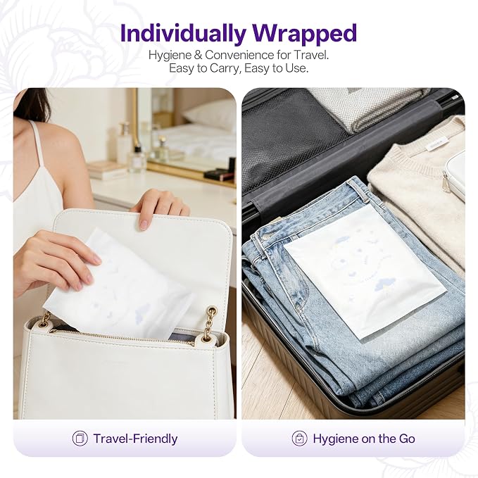 Incontinence Underwear for Women, Individually Wrapped Adult Diapers, High Absorbency Disposable, Breathable & Soft for Postpartum Women, Bladder Control, Day/Night Use Fits Waist 25"-33" (30 Count)