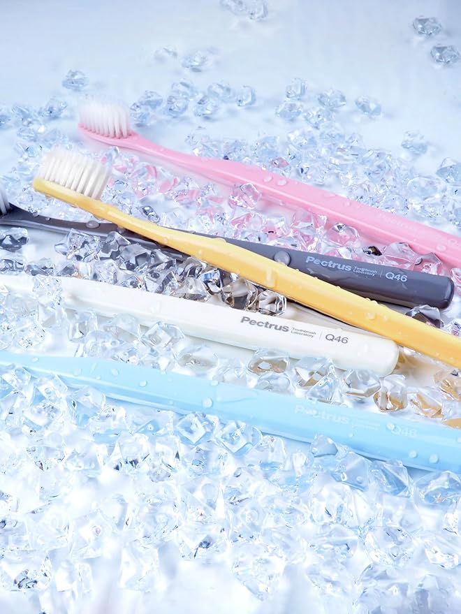 Soft Toothbrush Pack, 5 Count, Advanced Quad-fine Bristles Technology, Tapered Bristles for Sensitive Teeth, Gums & Deep Plaque Removal, Self Flossing Manual Toothbrushes, Assorted Colors