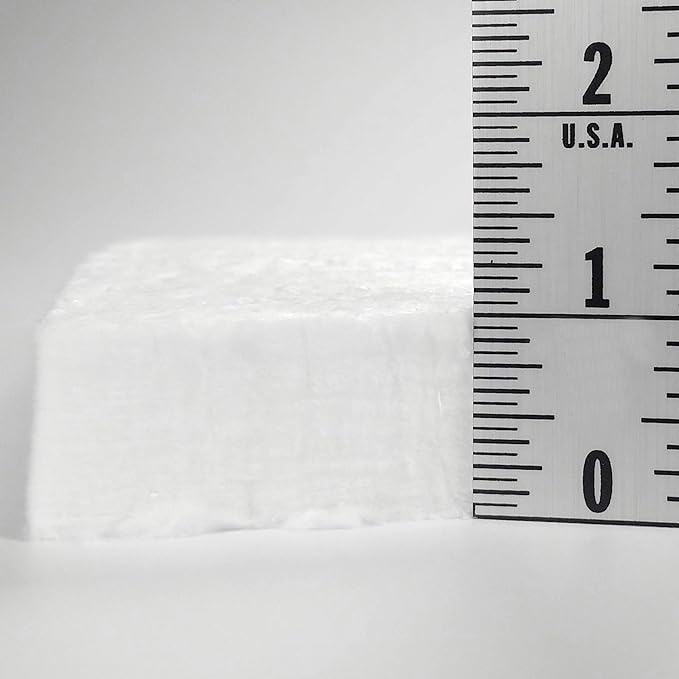 Ceramic Fiber Insulation, 1" Thick x 16" x 100", 2400F Fireproof Insulation Blanket, 3027E