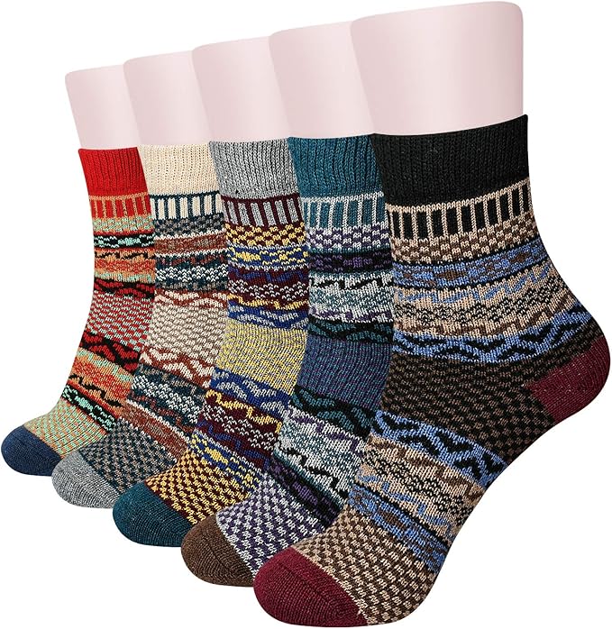 besky Warm Socks for Women Cozy Fuzzy Winter Socks