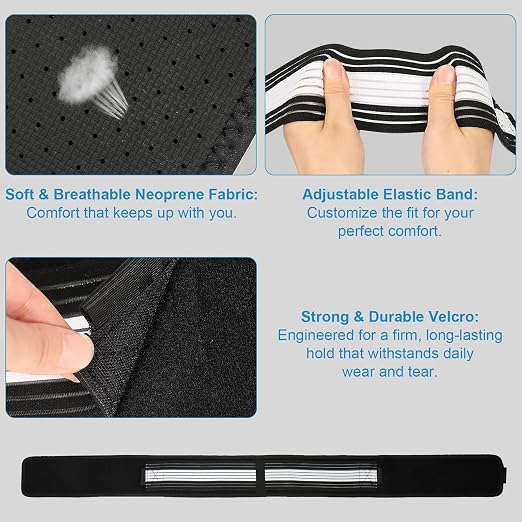 Back Brace for Lower Back Brace Pain Women & Men, Back Support Belt - Relieve SI Joint,Hip & Spine Pain,Sciatica, Adjustable Lightweight Lower Back Support Brace for Life (L)