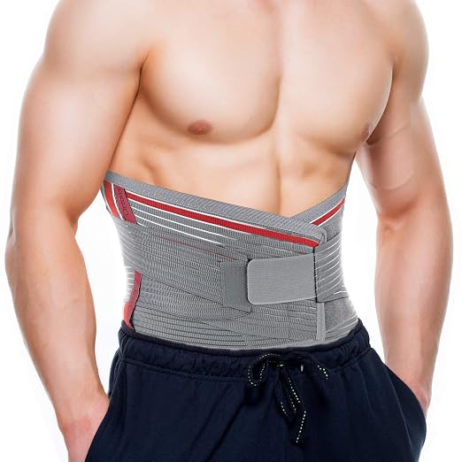 ORTONYX Back Brace With Lumbar Support Pad - Medical Grade Lumbosacral Belt for Men and Women - with Lumbar Pad, Lower Back Pain Relief, Herniated Disc, Sciatica, Degenerative Disc Disease