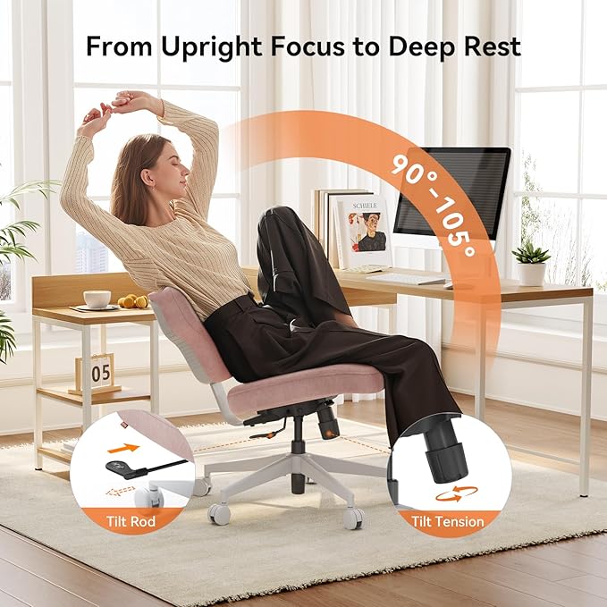 Newtral Freedom-X Criss Cross Chair with Wheels- Multi-Position Cross Legged Office Chair with Laptop Tray, Adjustable Ergonomic Kneeling Chair for Work from Home