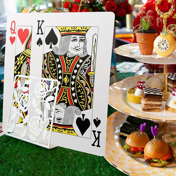 SeptCity Jumbo Playing Cards, 9.5 X 6.7 Inches Super Big Giant Game Theme Party Favors (1 Pack) (6 Times)