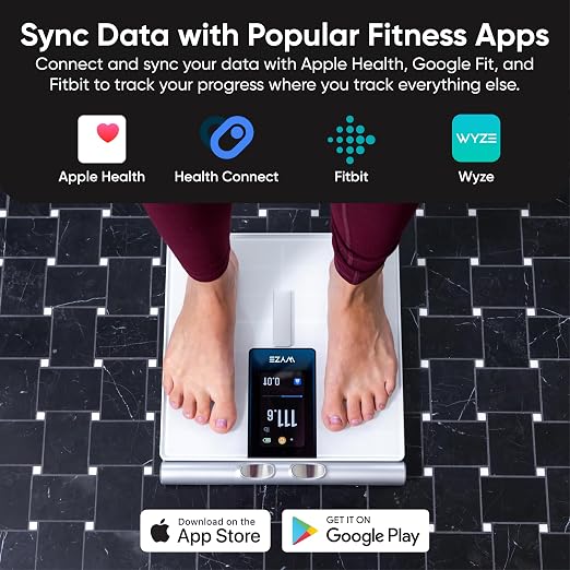 Wyze Smart Scale Ultra BodyScan with Handle – Wi-Fi & Bluetooth Body Composition Scale for Weight, BMI, Body Fat, Muscle Mass, and Segmental Measurement, 400 lbs, White