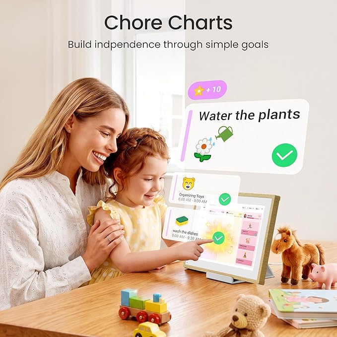 Dragon Touch Digital Calendar 15 inch, Electronic Wall Calendar with Interactive Touch Screen Display for Family Schedule Reminders, Task Rewards, Smart Chort Chart and Digital Picture Frame