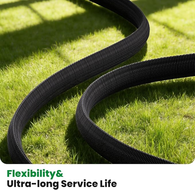 Garden Hose 50FT, Non-Expanding Water Hose Ultra Lightweight, Kink-Free, Burst-Resistant, Lead-Free, Flexible & Durable High-Pressure Hose for Yard, Lawn, Outdoor, Car Washing