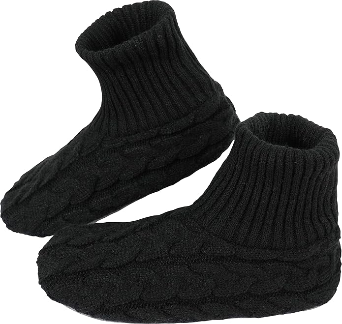 BenSorts Fuzzy Slipper Socks for Women Non Slip House Socks with Grips Gifts