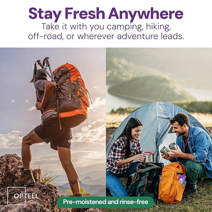 Thick & Large Body Wipes for Adults Bathing No Rinse – Shower Wipe, Ideal for Men, Women & Elderly – Soft & Gentle, Travel Wipes Perfect Alternative to Shower – 16 Packs (160ct)