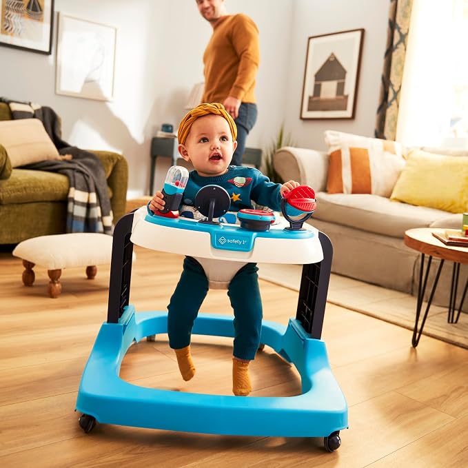 Safety 1st Ready, Set, Walk! DX Developmental Walker, Spotlight Teal