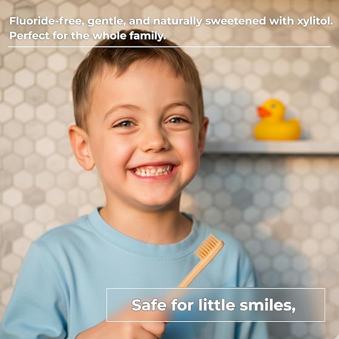 Citrus Yuzu Mint Fluoride-Free Toothpaste Tablets with Nano Hydroxyapatite | Natural Whitening, Enamel Strengthening, Plastic-Free & Travel-Friendly (4 Month Refill)