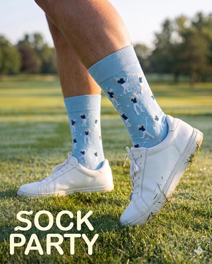 Funny Golf Socks For Men, Hilarious Golf Gift For Men, One Size 8-13