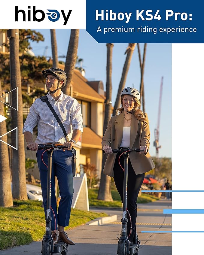 Hiboy Electric Scooter, 430W–750W Motor, 8.5"–10" Tires, 19–25 MPH Top Speed, 17–25 Miles Long Range, Commuter Electric Scooter for Adults with Dual Braking System