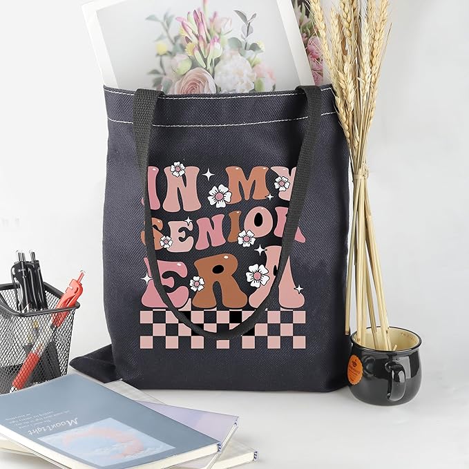 POFULL High School Graduation Tote Bag - Senior Era Gift