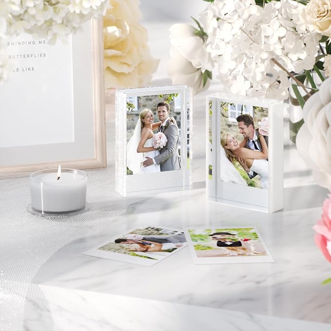 WINKINE Polaroid Frame for Photos, Instax Frame, 2x3 Mini Picture Frames for Fujifilm Instax Mini Film, Polaroid Film Frames for Desktop, 2x3 Small Photo Display