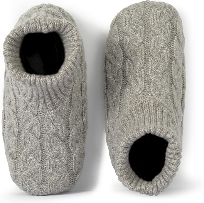 BenSorts Fuzzy Slipper Socks for Women Non Slip House Socks with Grips Gifts