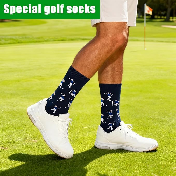 Golf Socks - Funny Annoyed Golfer Socks - Funny Men Golf Gifts for Birthday,Christmas,Anniversary,Retirement