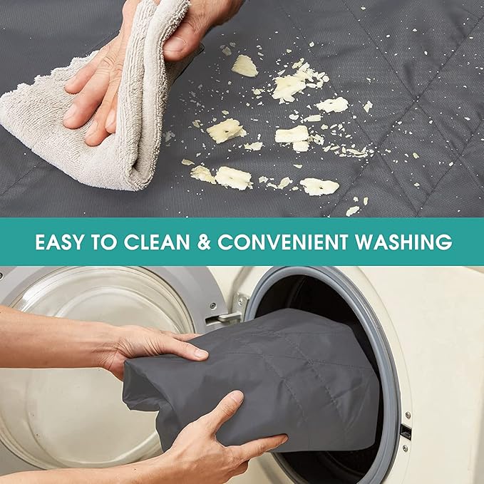 45" x 36" Positioning Bed Pad with Handles Washable Draw Sheets for Hospital Bed Ridden Patient Clothes Waterproof Glide Sheets for Patients Moving Pad for Lifting &Transfer Sheet Nylon, Grey