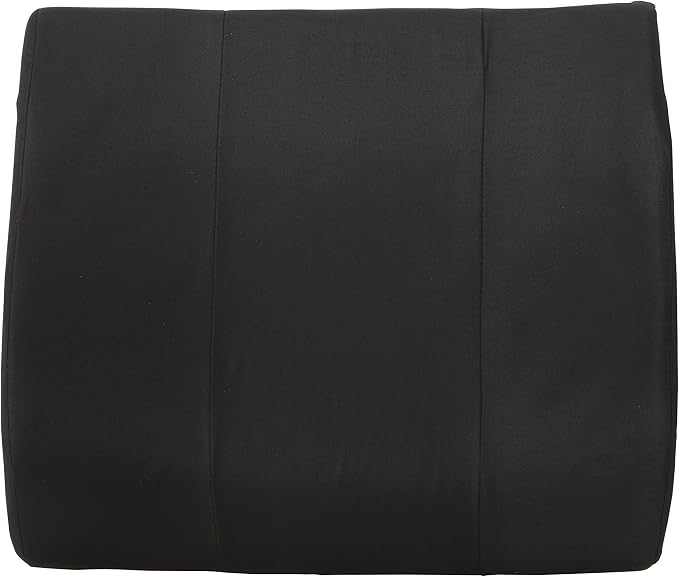 DMI Lumbar Support Pillow for Chair to Assist with Back Support with Removable Washable Cover to Ease Lower Back Pain While Improving Posture, 14 x 13 x 5, Contoured Foam, Standard, Black (Pack of 5)