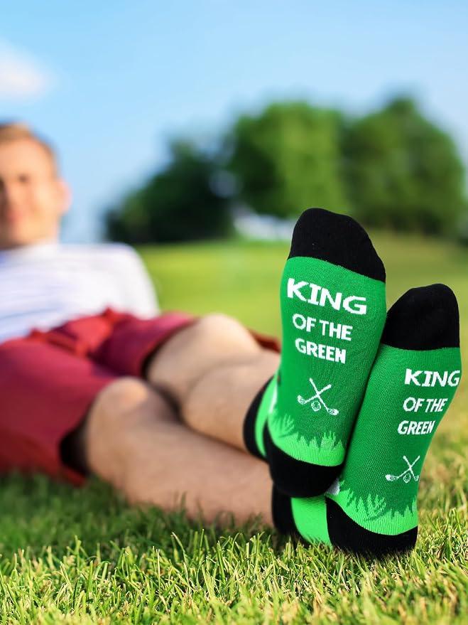 10 Pairs Novelty Mens Golf Socks Summer Athletic Ankle Low Cut No Show Socks for Golf Lover Player Male Golfer Birthday Holiday Team Gifts